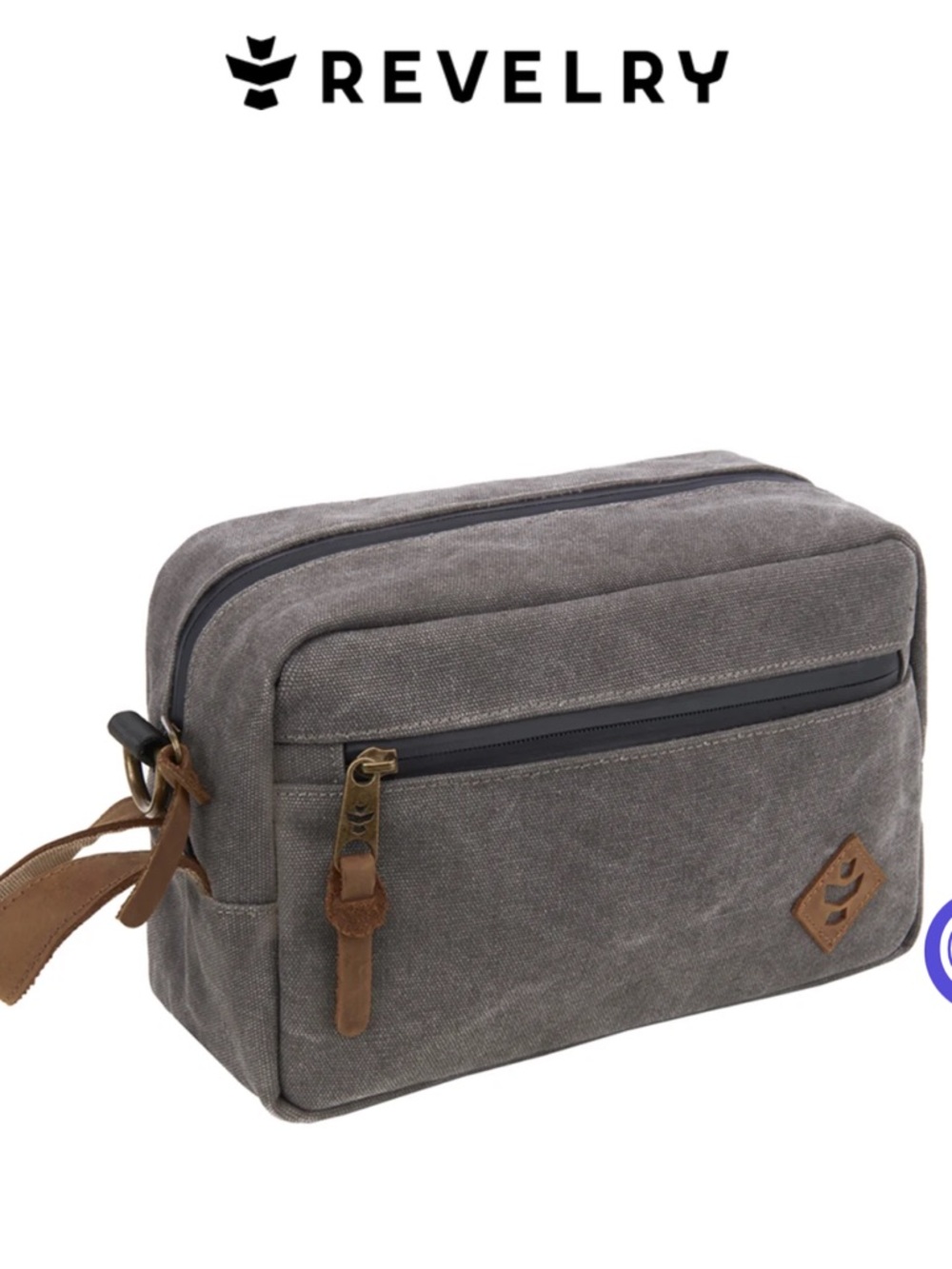 Revelry Stowaway Smell Proof Toiletry Kit - Gray